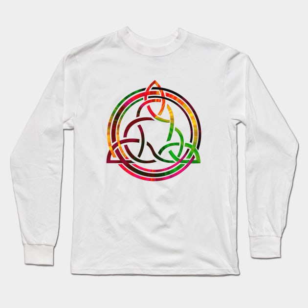 celtic trinity knot Long Sleeve T-Shirt by MellowGroove